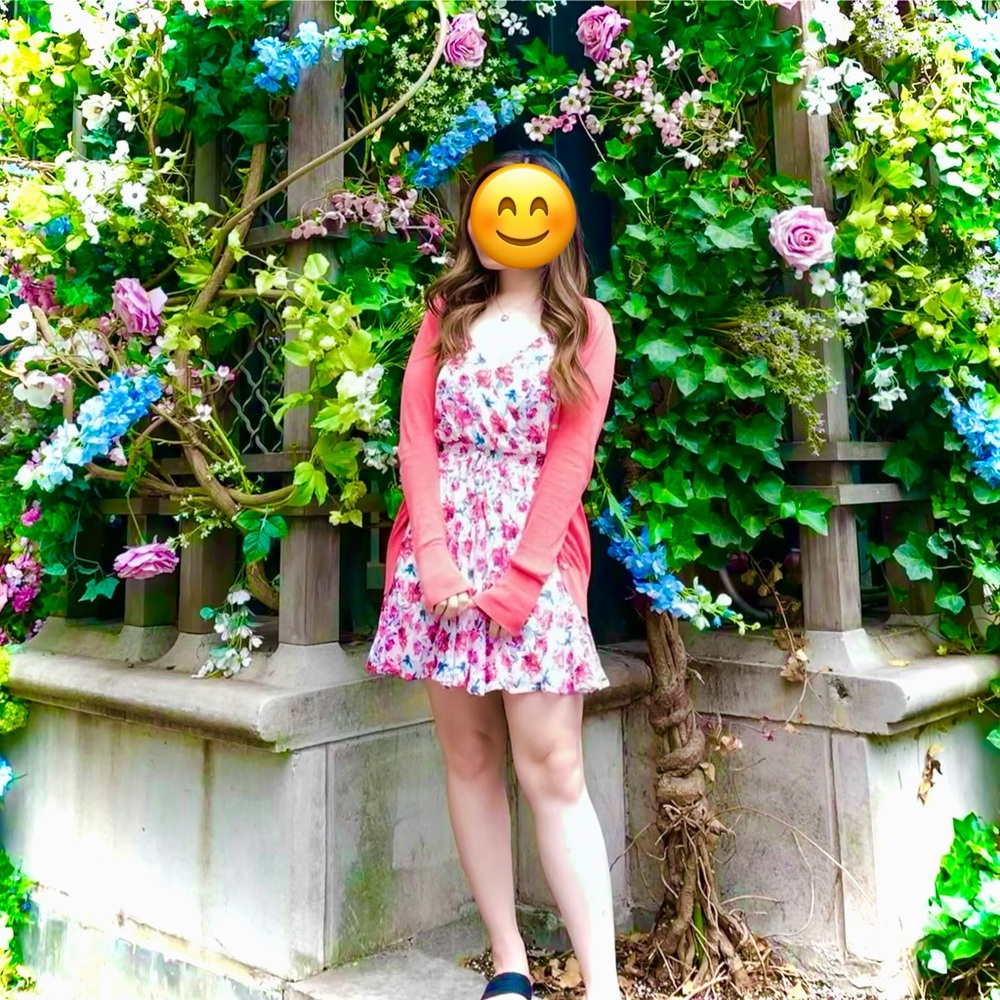Francesca's Floral Spaghetti Strap Dress NWT XXS